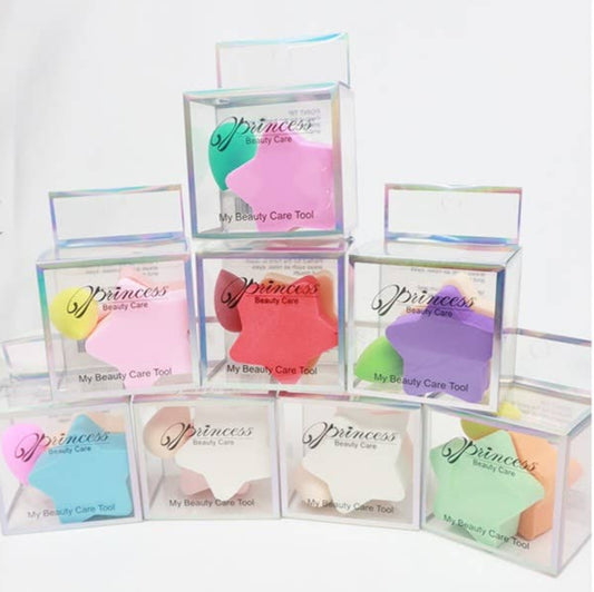 Stars and Tear Make Up Sponge Set