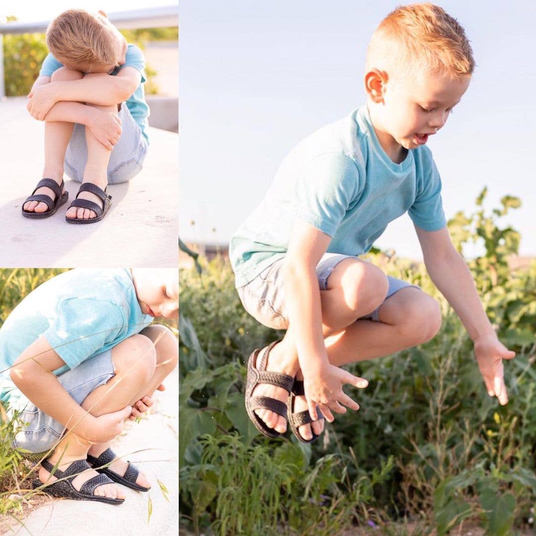 J-Slips Toddler (w/ Back Strap) Hawaiian Jesus Sandals