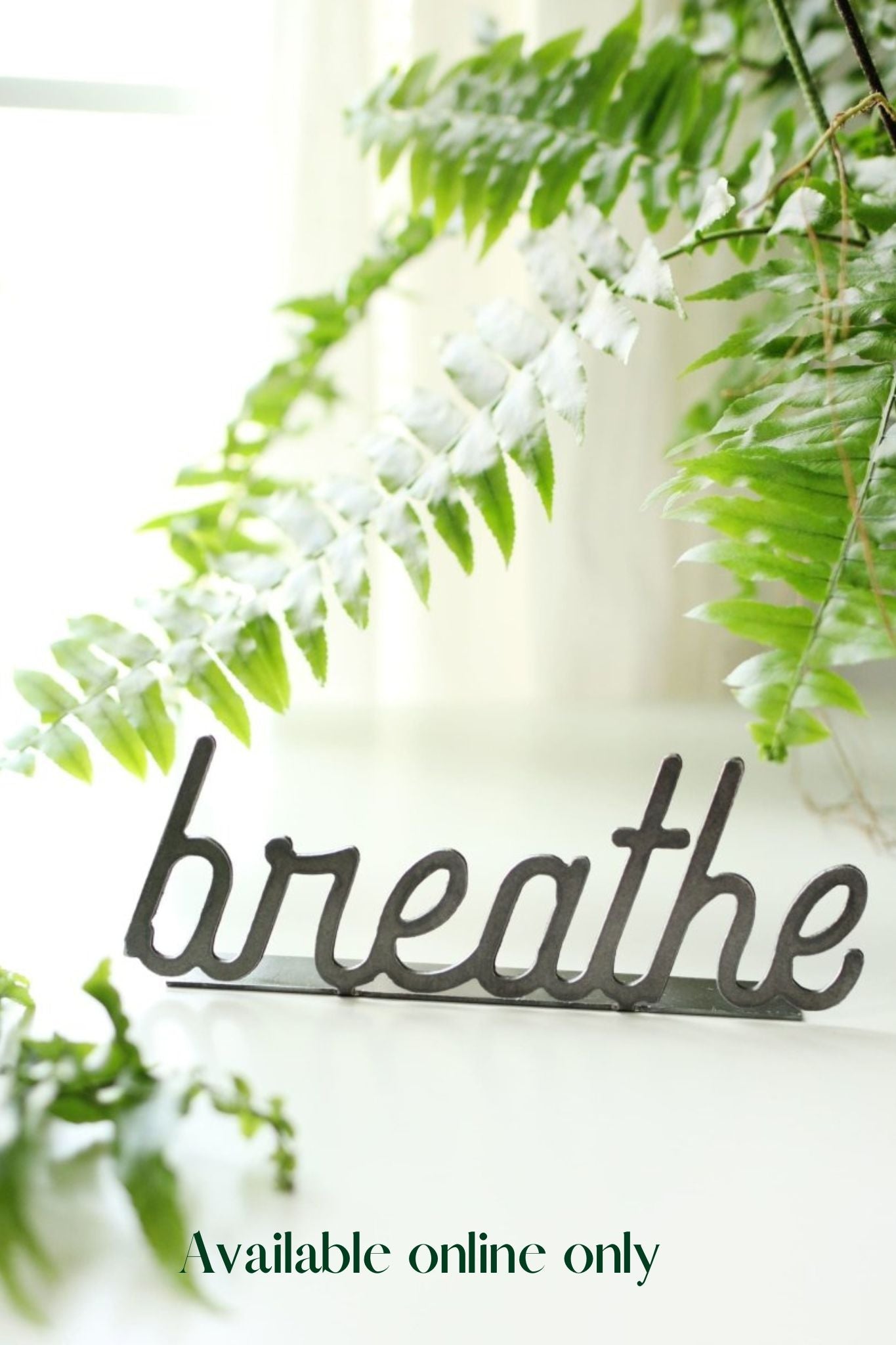 Breathe Word Sign.