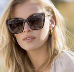 Becky IV - Black + Grey Polarized Sunglasses