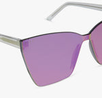 Goldie Opalescent Pink + Cherry Blossom Mirror Sunglasses