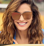 Goldie Brown Sugar Bronze Mirror Sunglasses