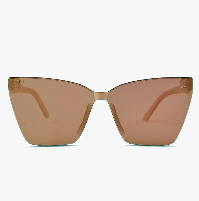 Goldie Brown Sugar Bronze Mirror Sunglasses