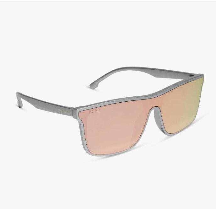 Flash Silver + Peach Mirror Polarized Sunglasses