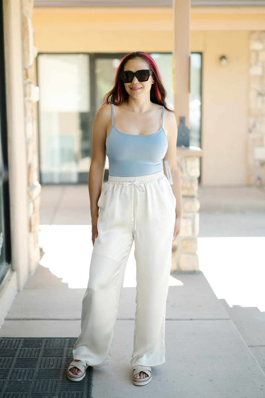 Solid Knit Camisole Tank Top