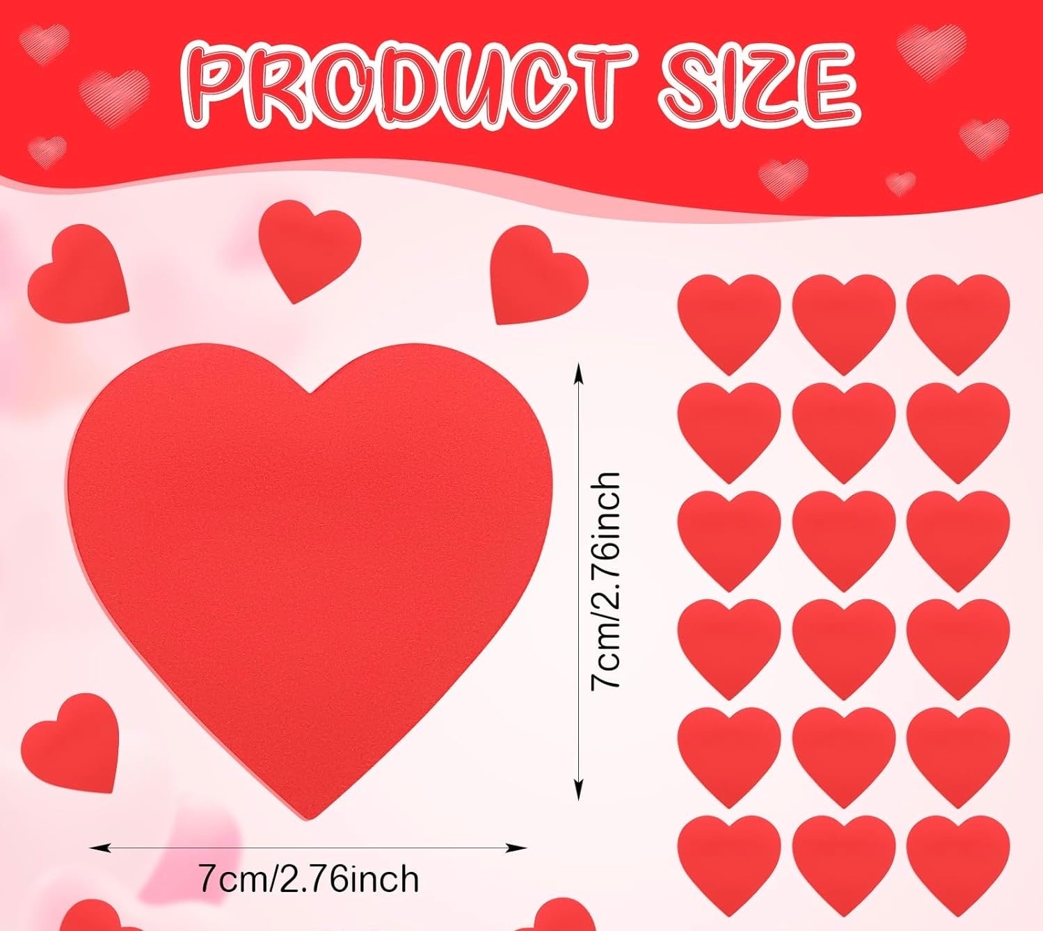 Red Heart Sticky Notes
