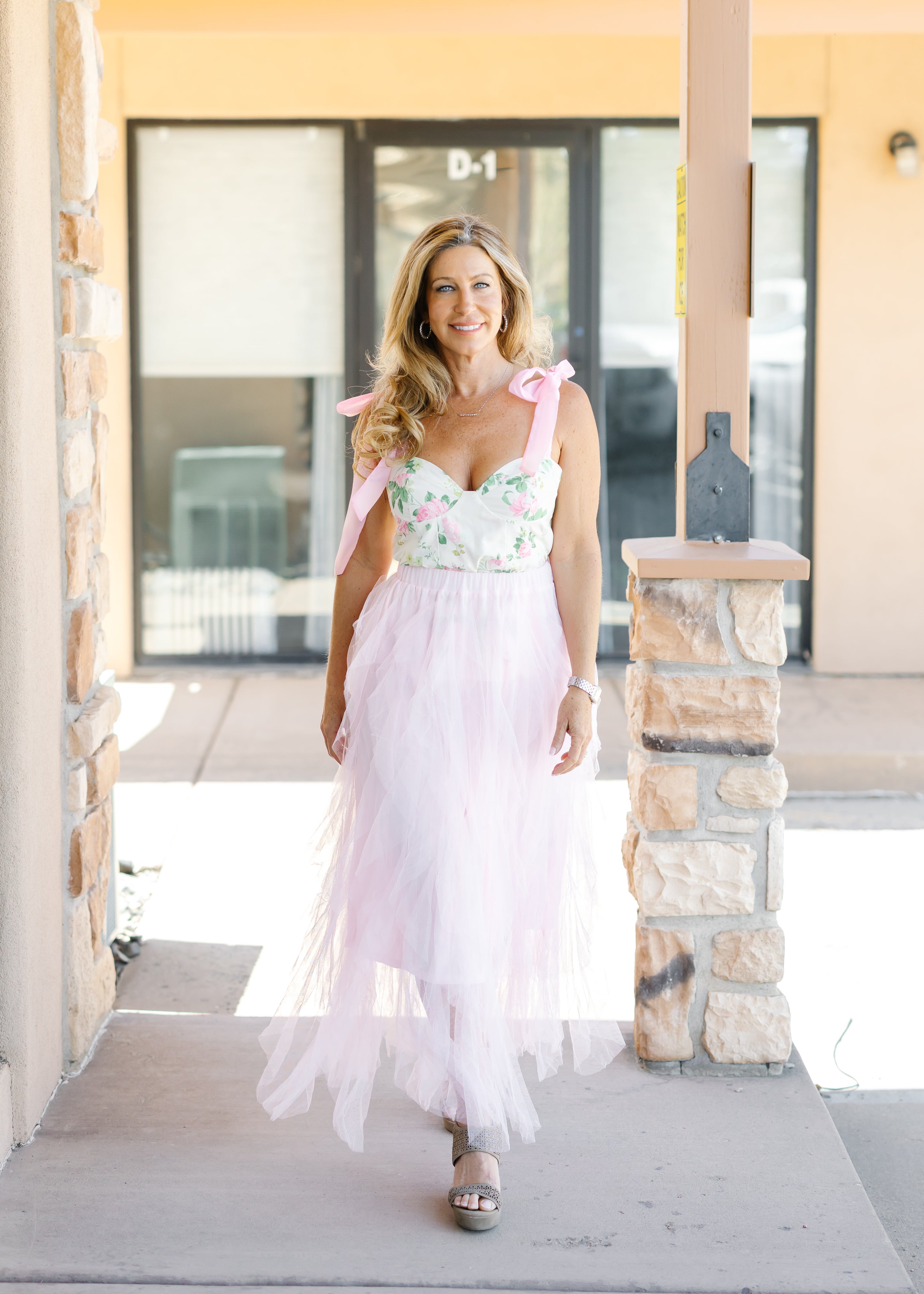 A-line Long Tulle Skirts