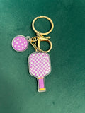 "Dink" Acrylic Pickleball Keychain