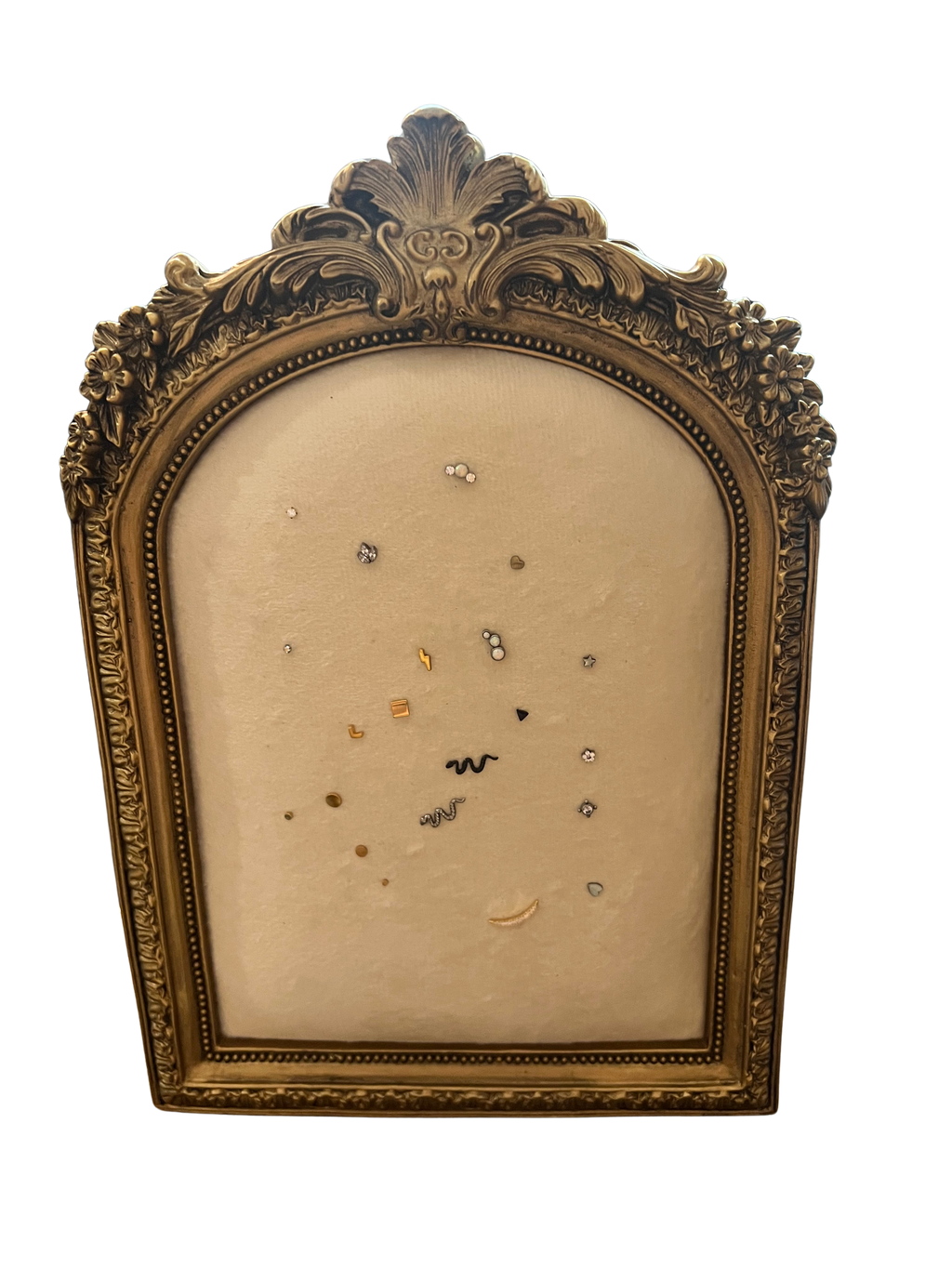 Titanium Labret Jewelry Bundle – 10 Piece Assorted Pack (Gold & Silver)