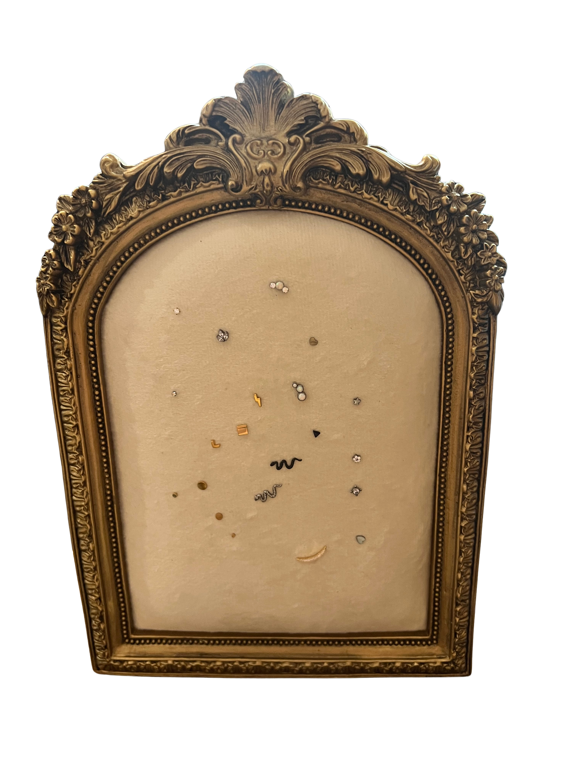 Titanium Labret Jewelry Bundle – 10 Piece Assorted Pack (Gold & Silver)