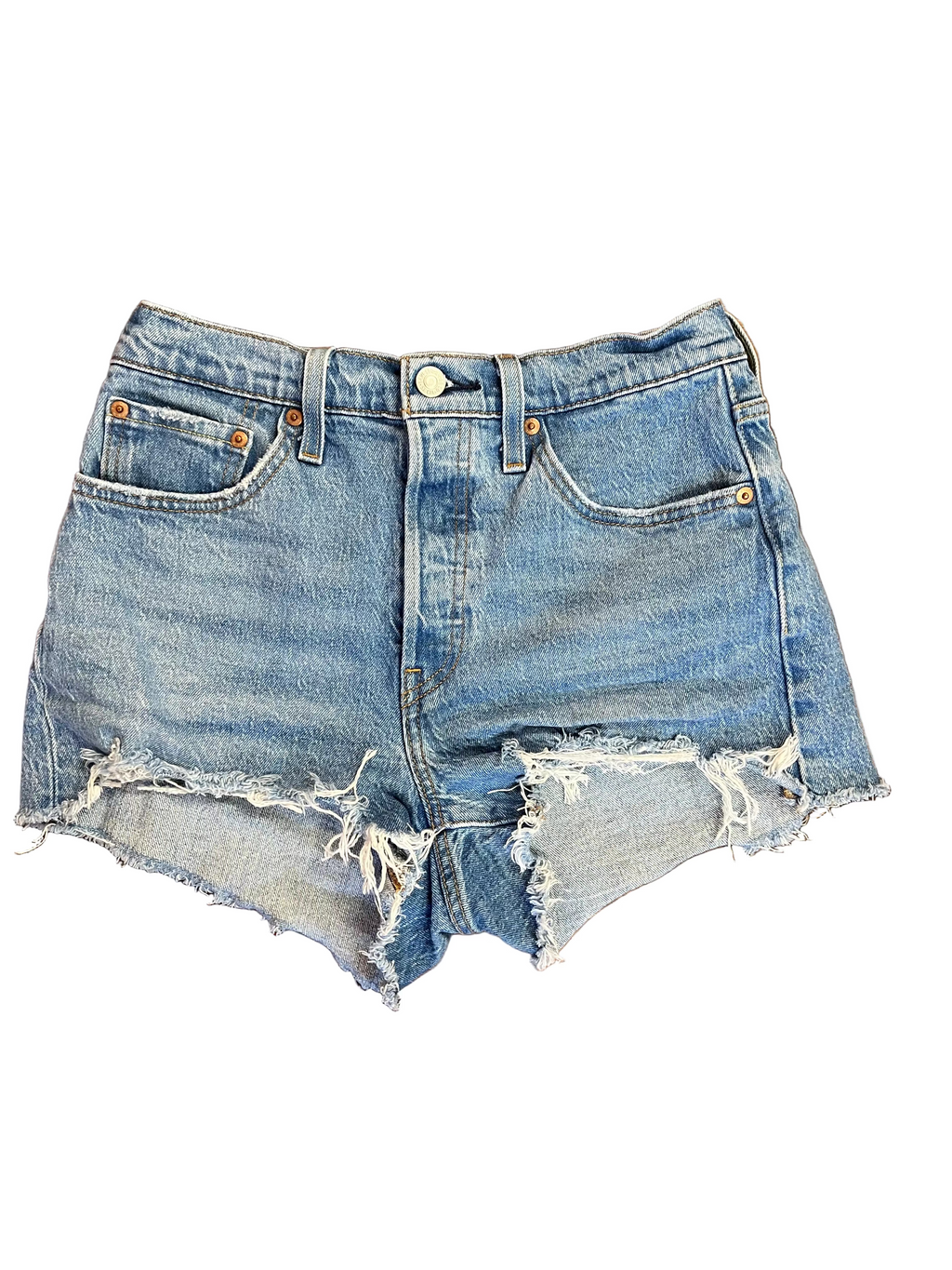 Levi’s 501 Distressed Denim Cutoff Shorts | Pre-Loved
