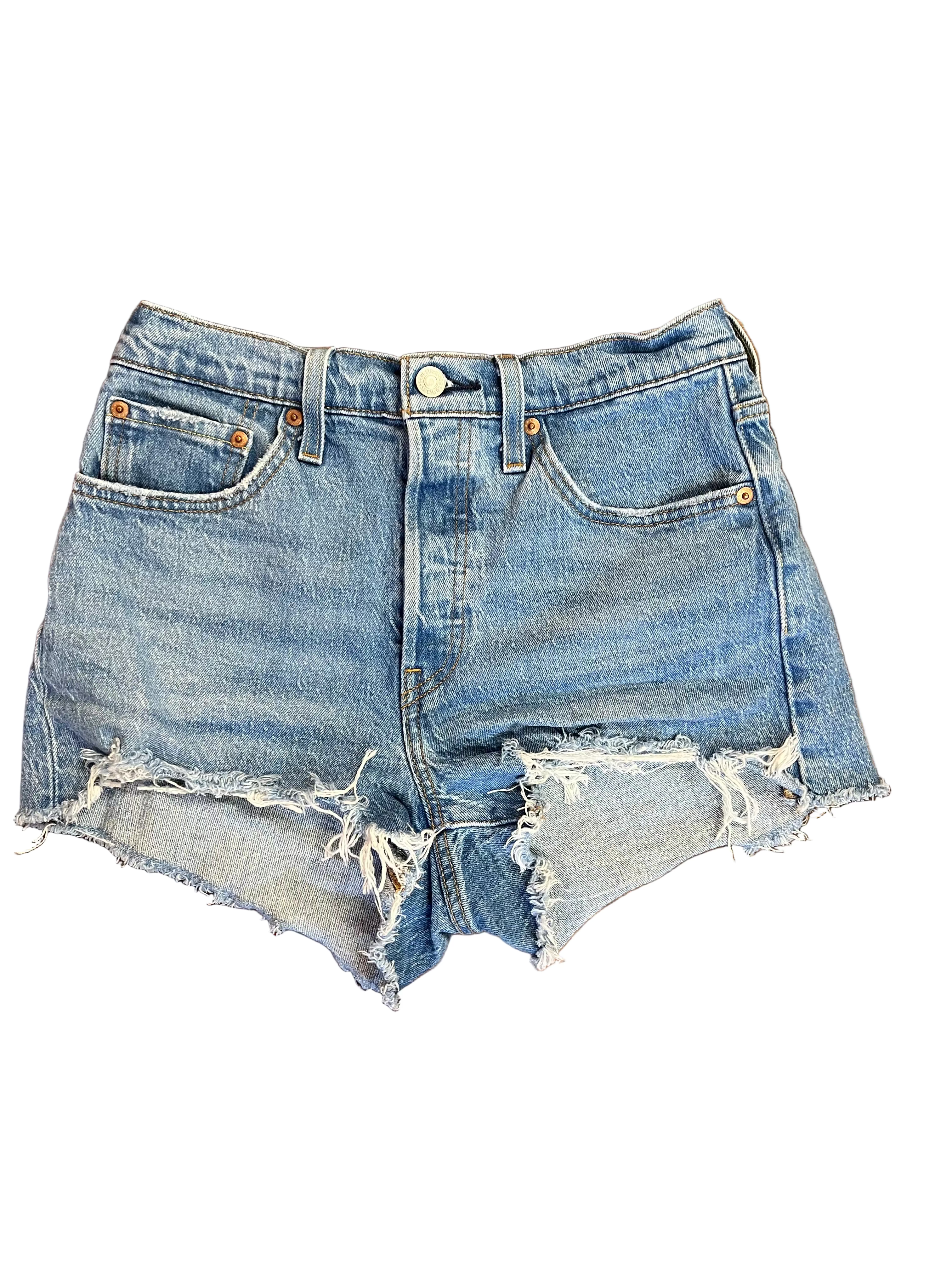 Levi’s 501 Distressed Denim Cutoff Shorts | Pre-Loved