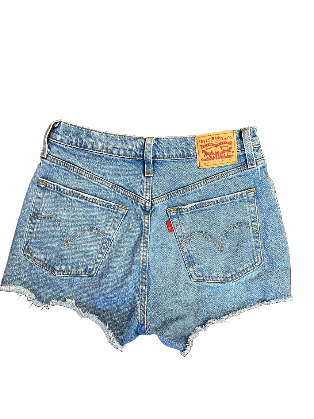 Levi’s 501 Distressed Denim Cutoff Shorts | Pre-Loved