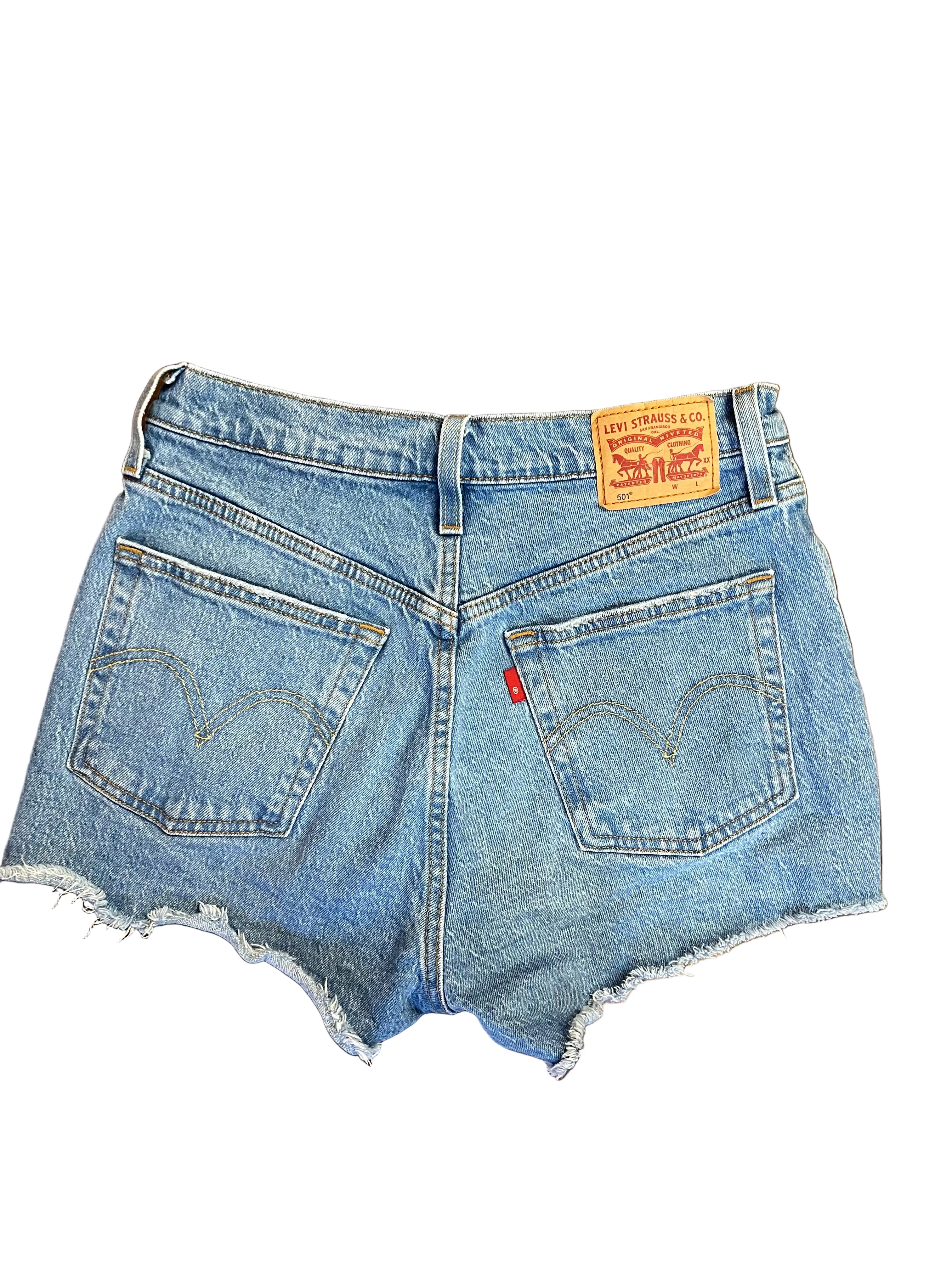 Levi’s 501 Distressed Denim Cutoff Shorts | Pre-Loved