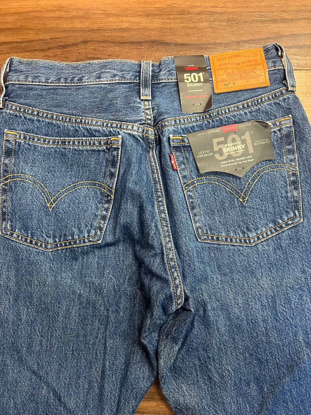 Levi’s Premium 501 Skinny Jeans | Women's High Rise Button Fly | NWT
