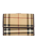 Burberry Nova Check Canvas & Leather Wallet | Pre-Loved Designer