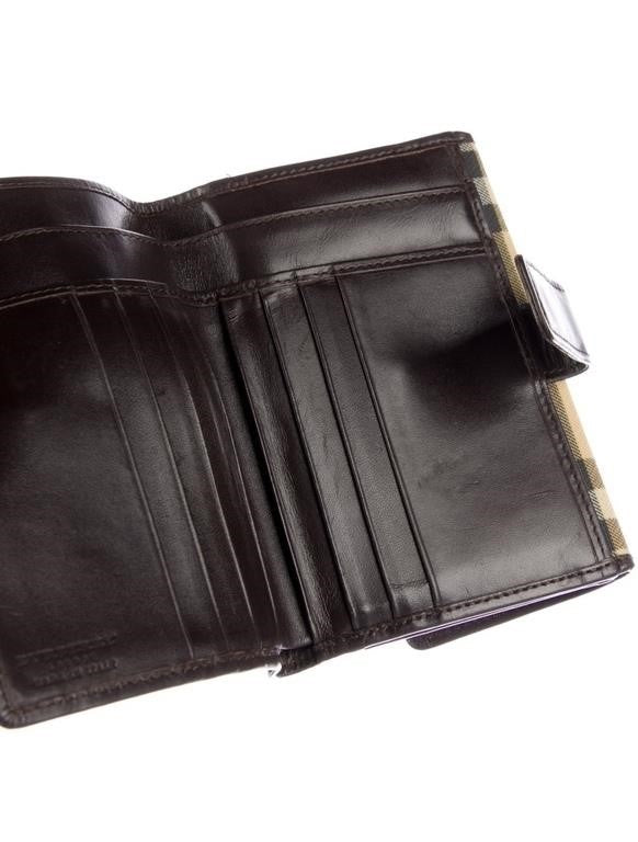 Burberry Nova Check Canvas & Leather Wallet | Pre-Loved Designer