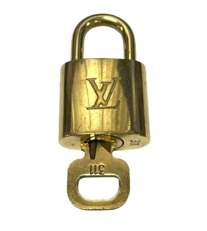 Pre-Loved Louis Vuitton Brass Padlock & Key | Choose Your Number