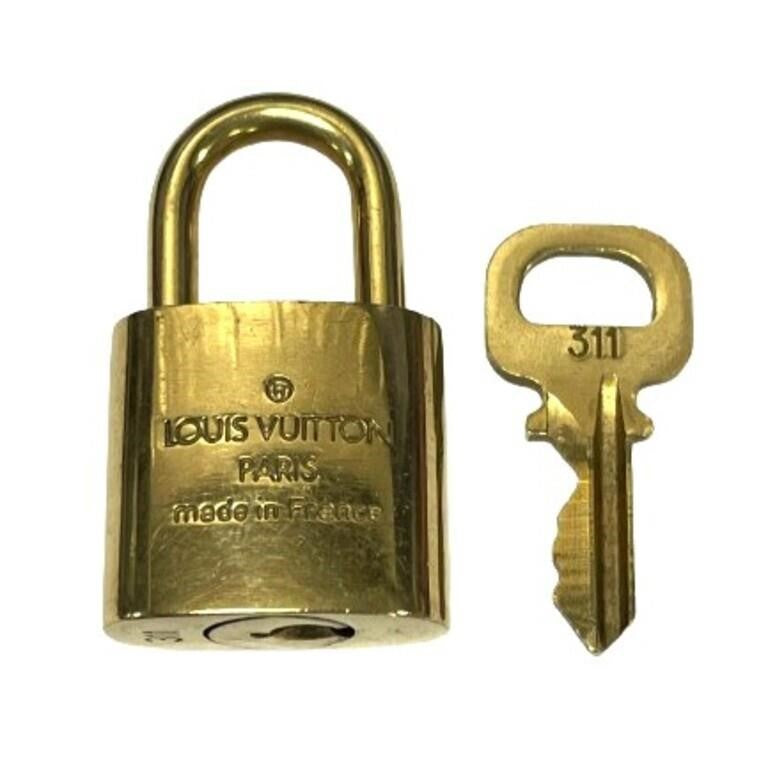 Pre-Loved Louis Vuitton Brass Padlock & Key | Choose Your Number