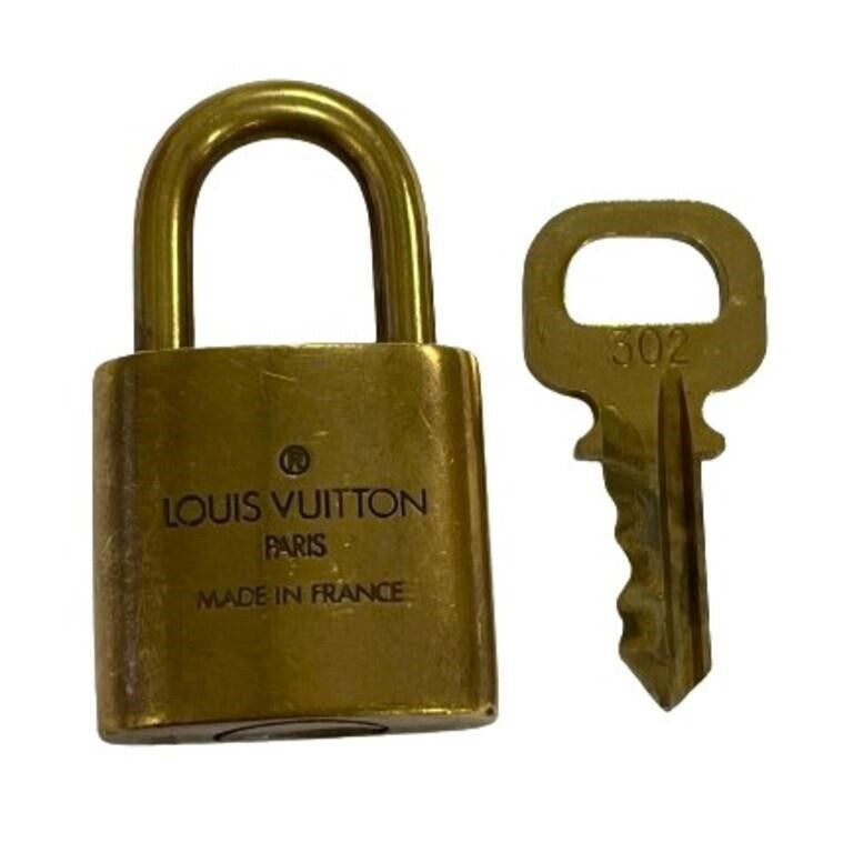 Pre-Loved Louis Vuitton Brass Padlock & Key | Choose Your Number