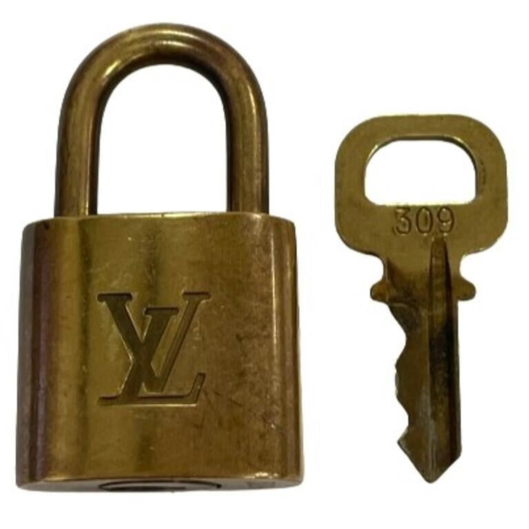 Pre-Loved Louis Vuitton Brass Padlock & Key | Choose Your Number