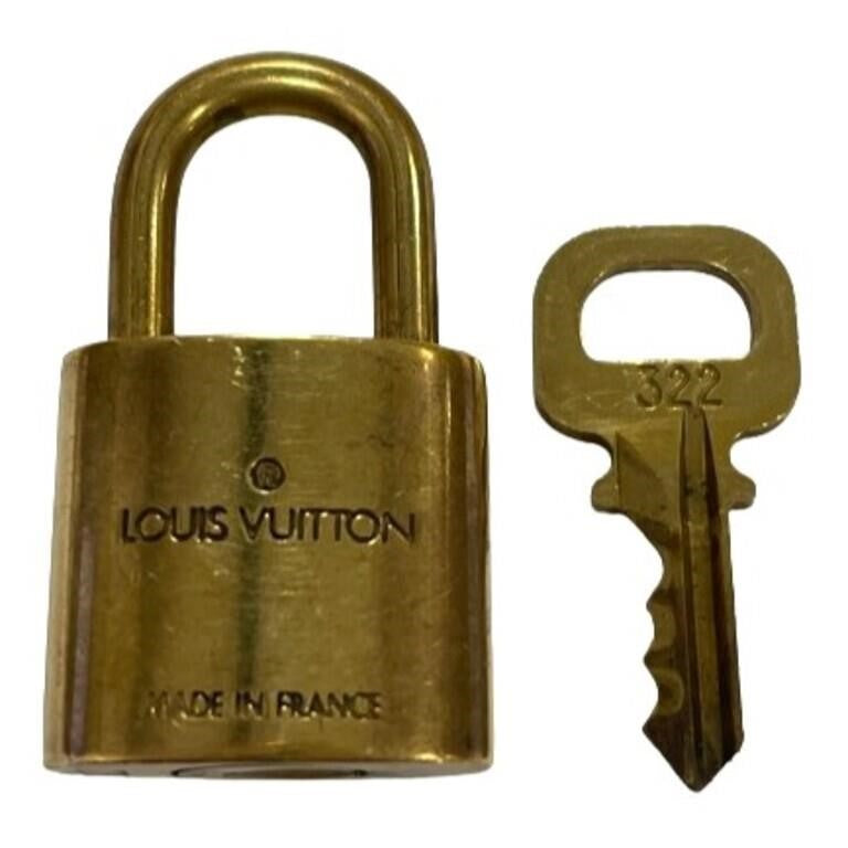Pre-Loved Louis Vuitton Brass Padlock & Key | Choose Your Number