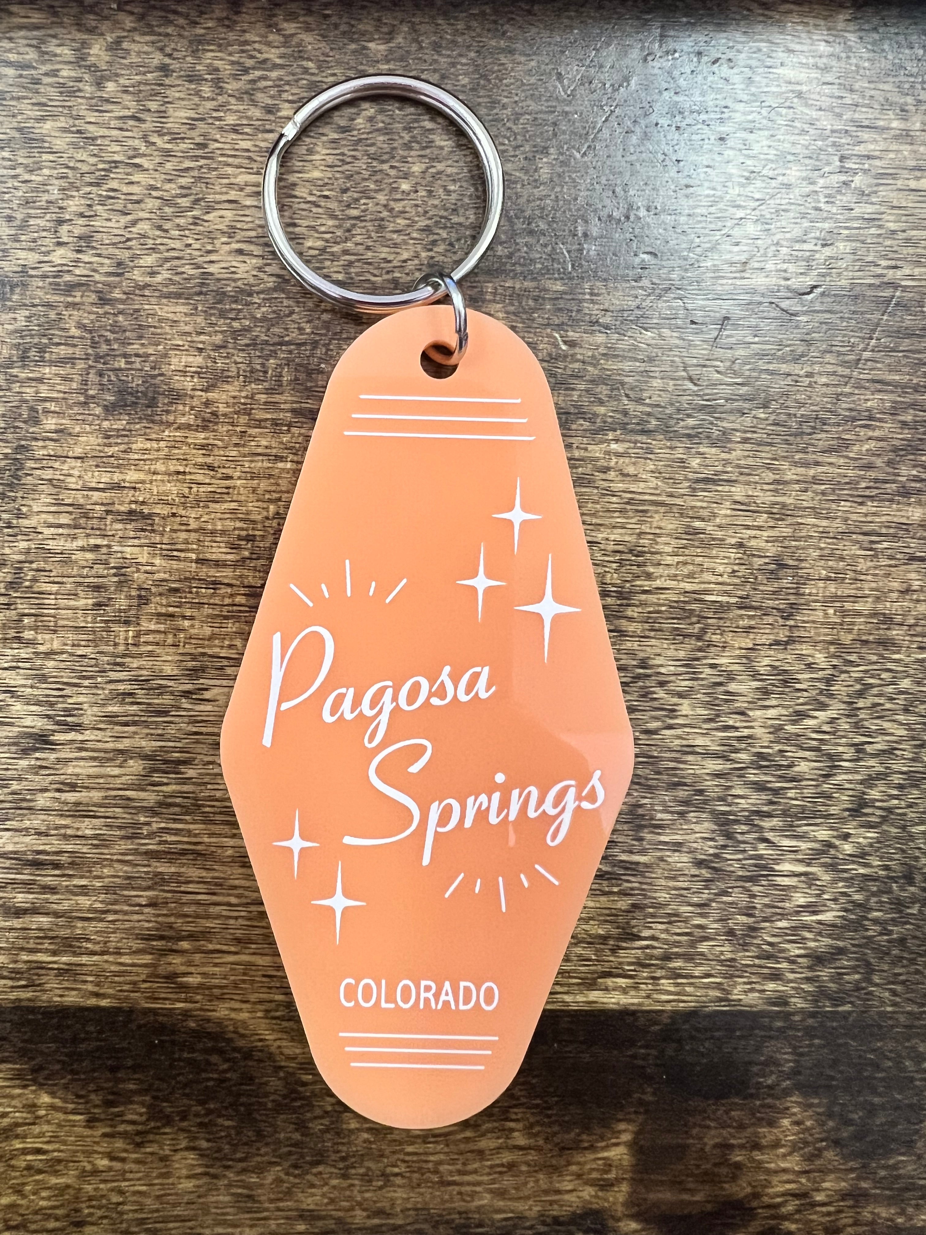 Pagosa Springs Acrylic Keychain