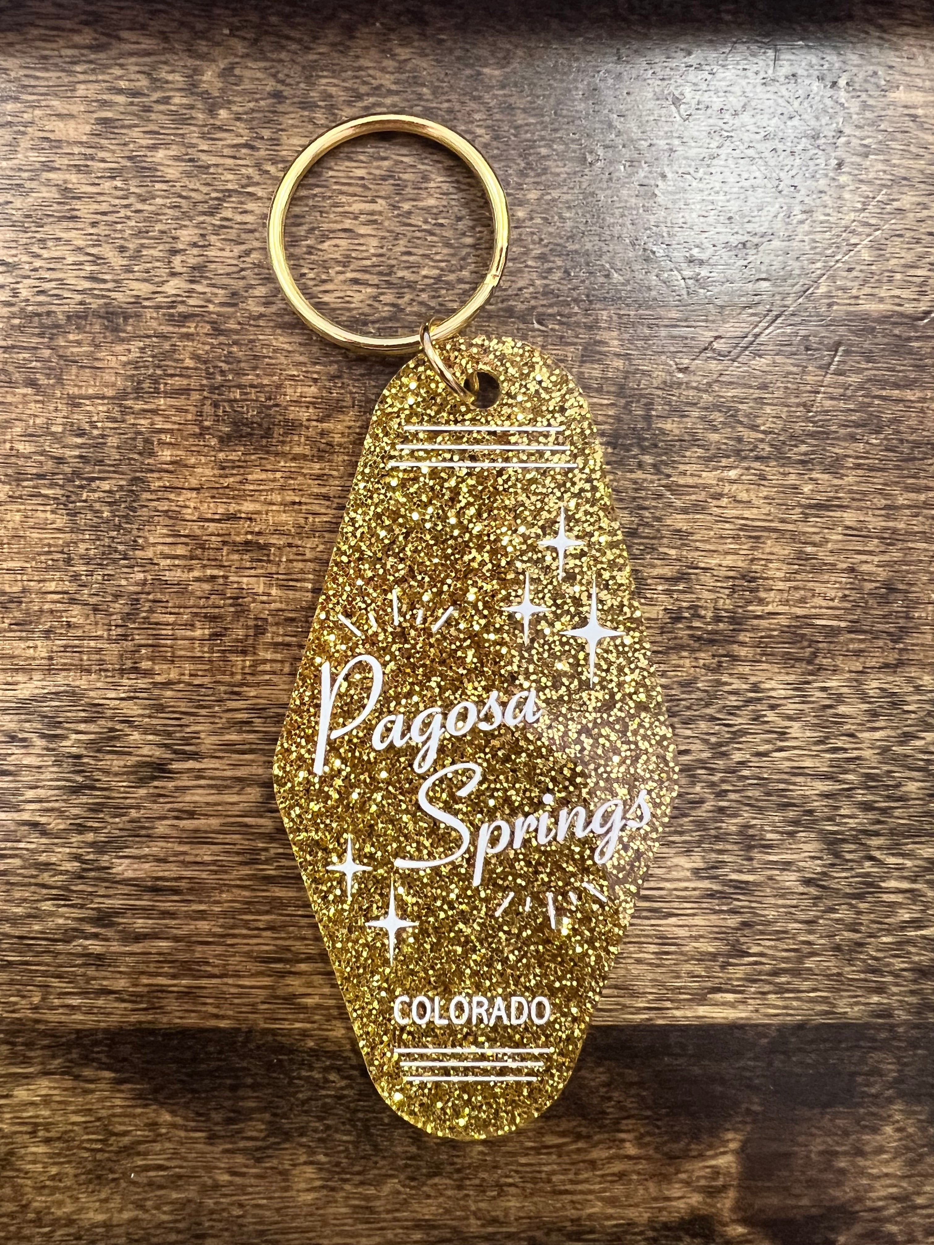 Pagosa Springs Acrylic Keychain