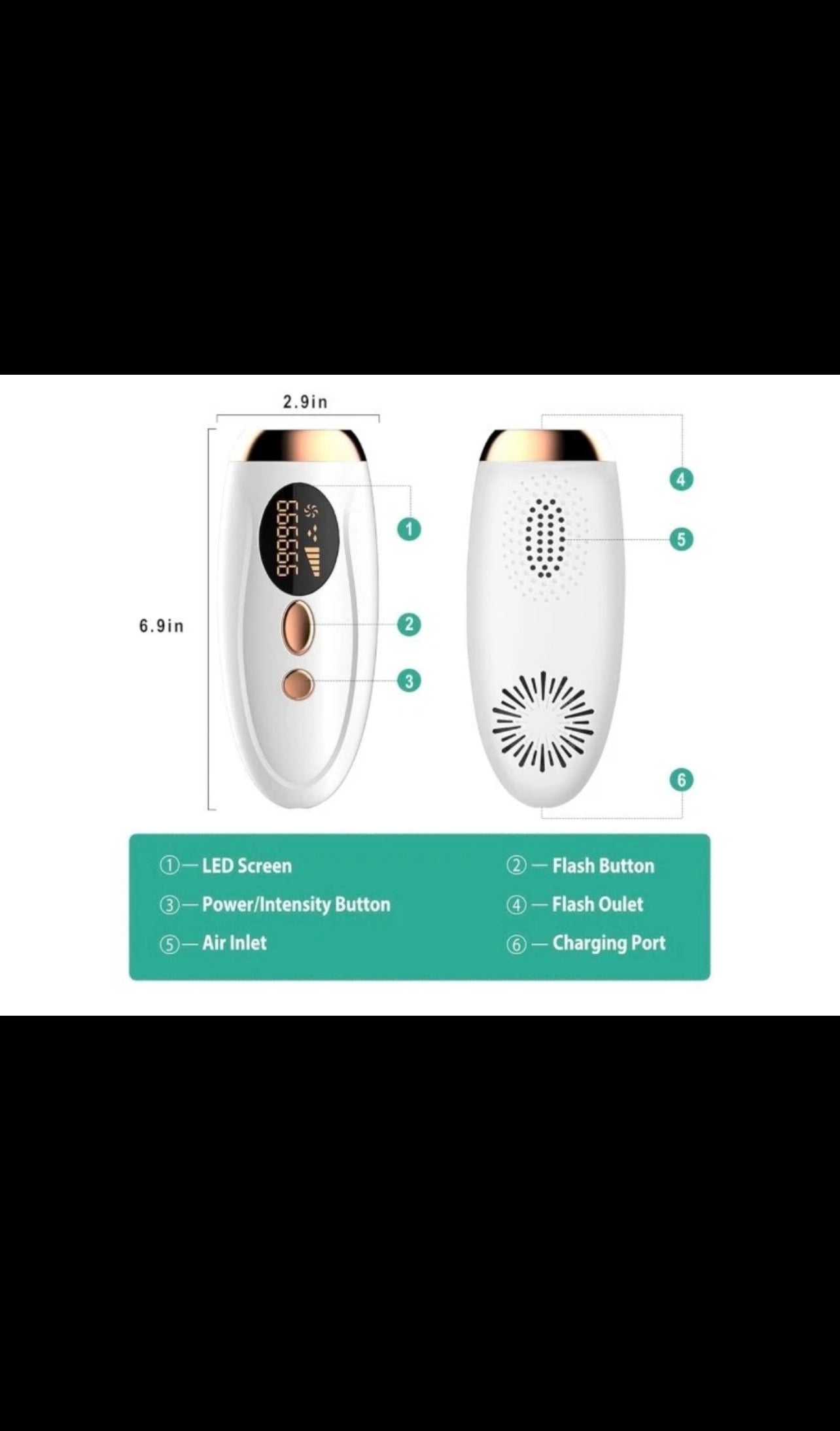 IPL Hair Removal Device