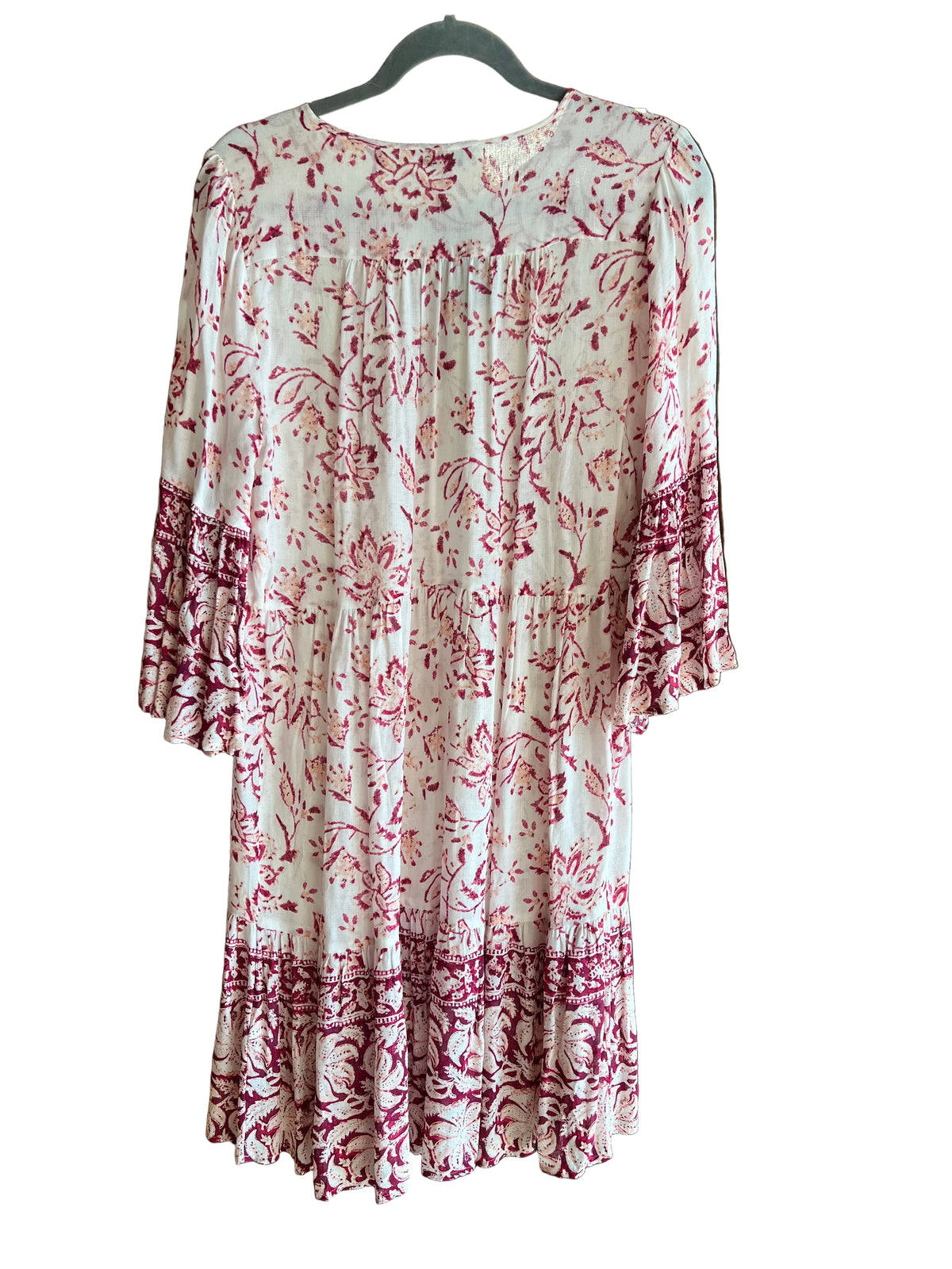 Lucky Brand Floral Bell Sleeve Mini Dress - NWT