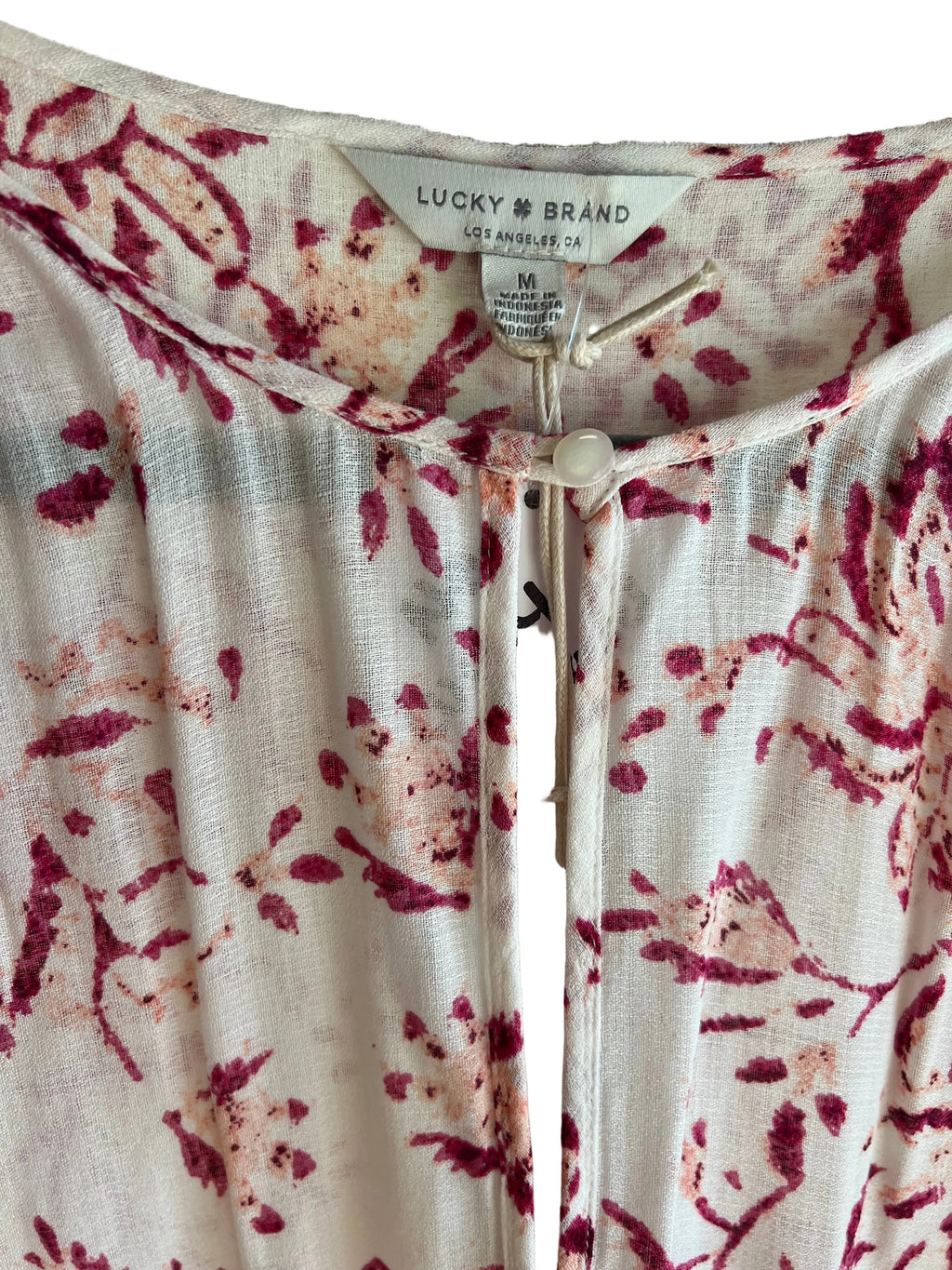 Lucky Brand Floral Bell Sleeve Mini Dress - NWT