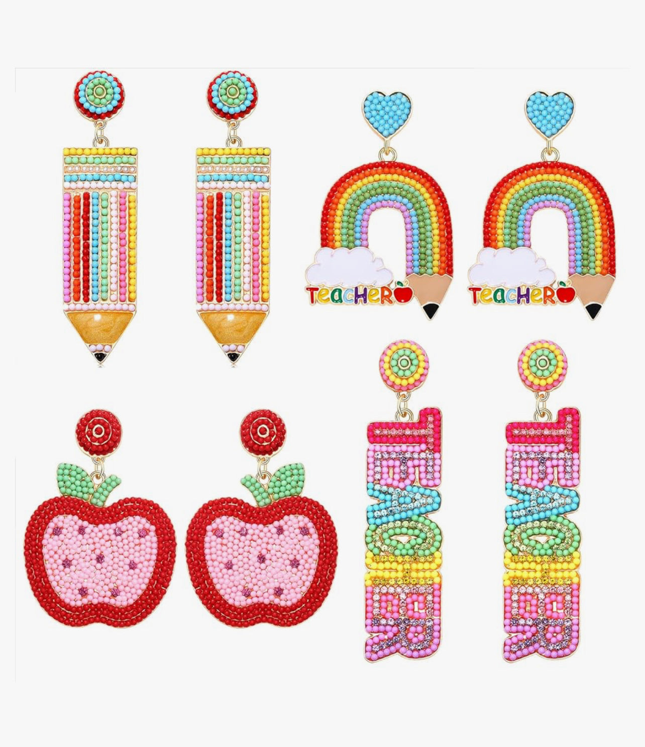 Teacher Back to School Earrings