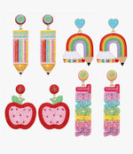 Teacher Back to School Earrings