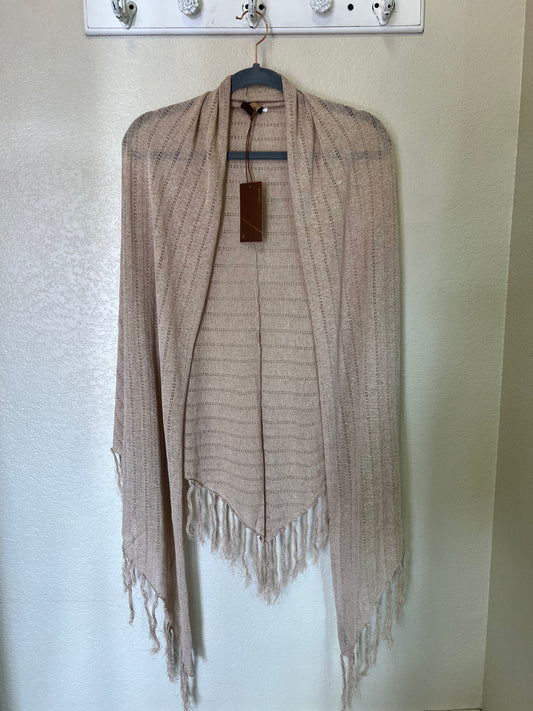 Khaki Knit Shawl