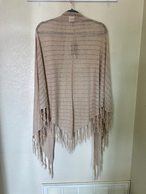 Khaki Knit Shawl