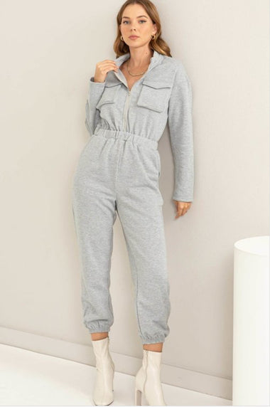 Brushed French Terry Jumpsuit