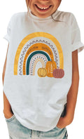 Rainbow Pumpkin Girls T-Shirt