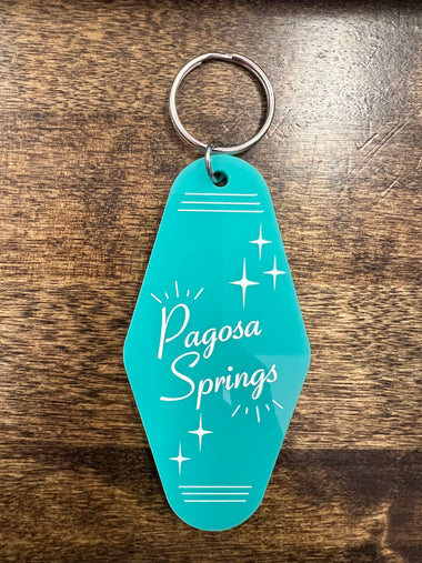 Pagosa Springs Acrylic Keychain