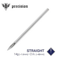 14g Sterilized Coated 2" Body Piercing Needles — Box of 100