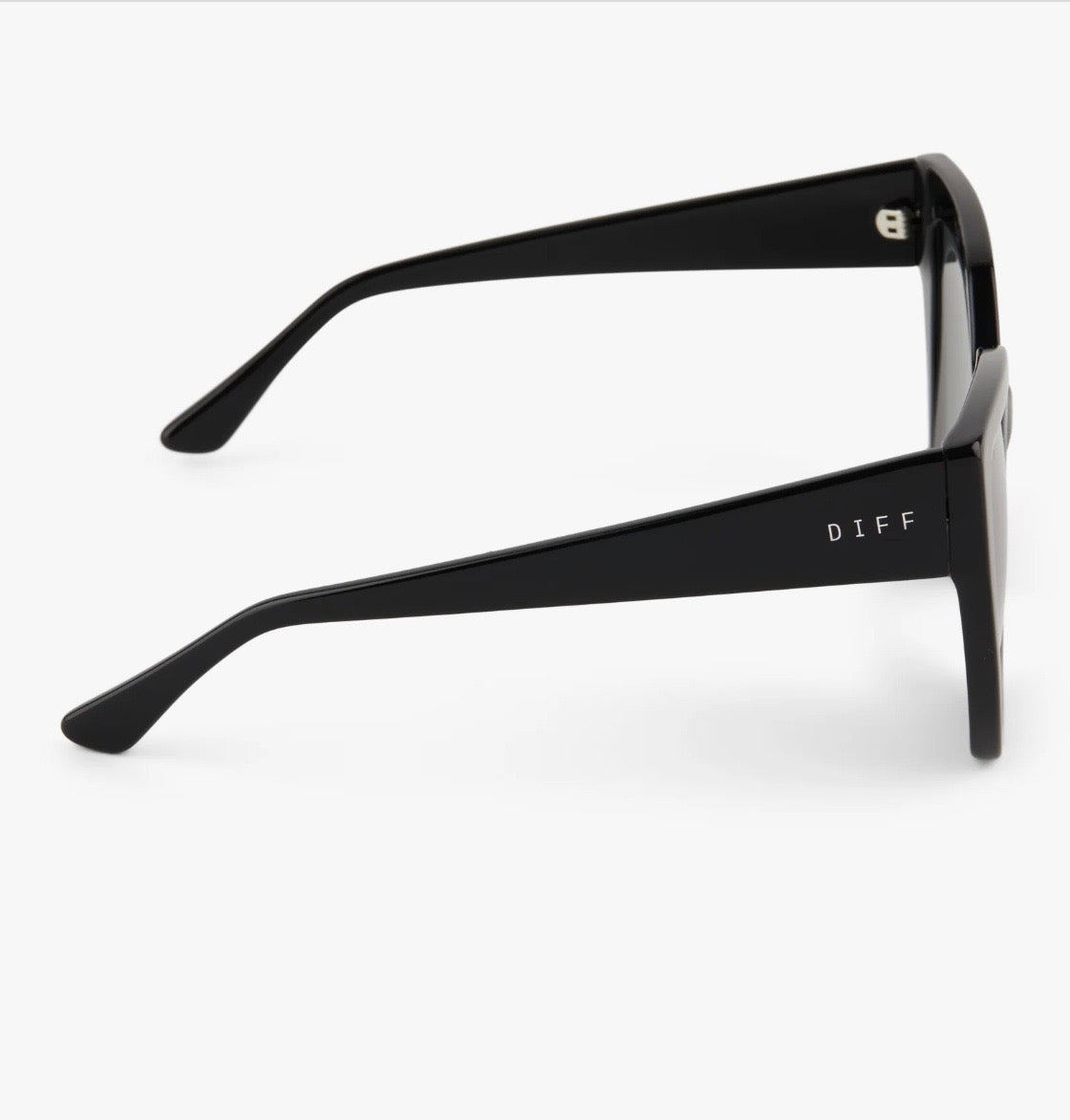 Blaire Black Grey Polarized Square Sunglasses