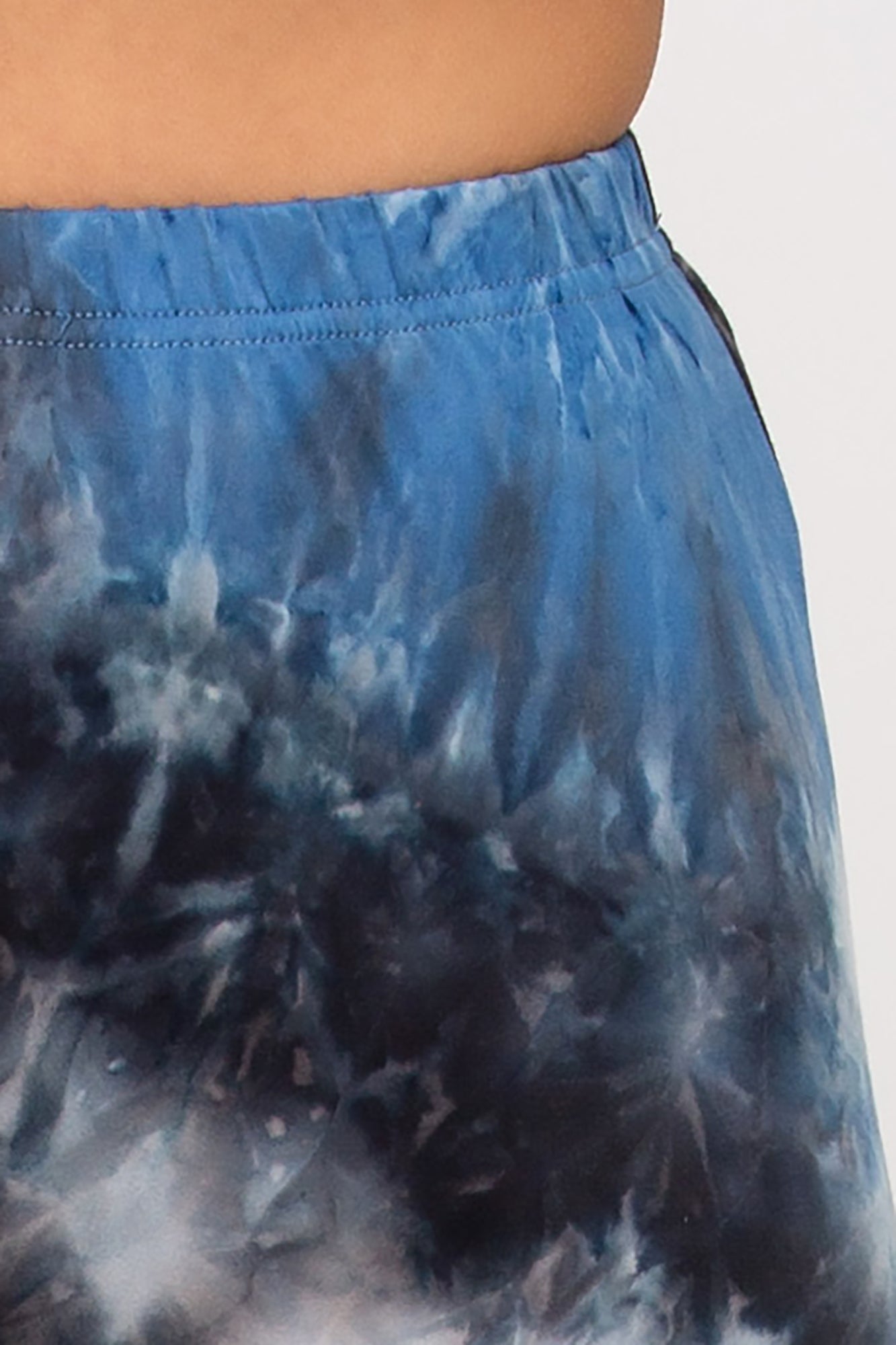 Tie Dyed Knit Biker Shorts
