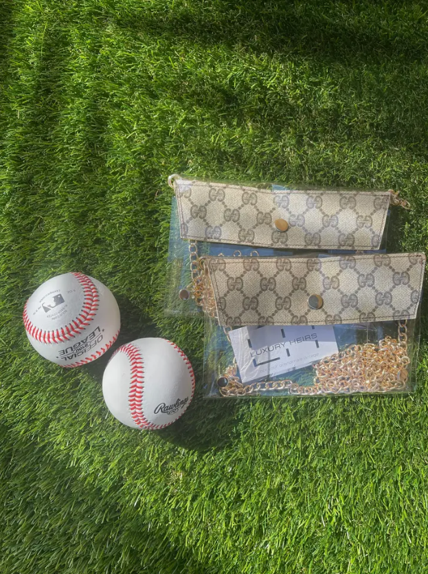 Pro G-Thang Crossbody Clear Purse, Stadium Approved Bag (Gucci)
