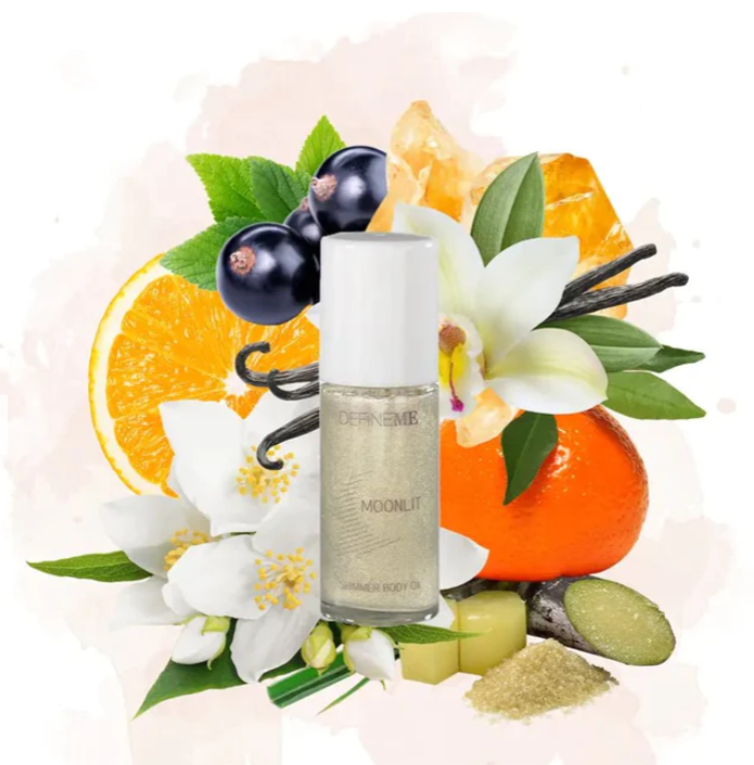Moonlit Shimmer Body Oil.