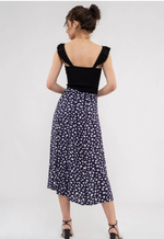 Spotted Midi Skirt