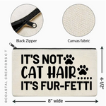 Cat Hair Fur-Fetti Canvas Bag