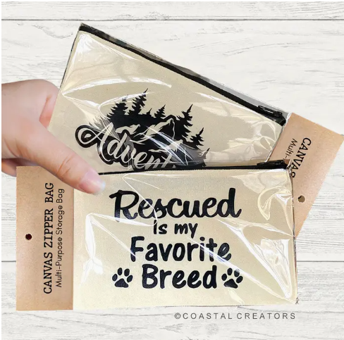 Cat Hair Fur-Fetti Canvas Bag.