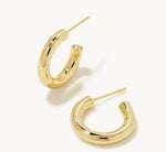 Colette Huggie Earrings in Gold