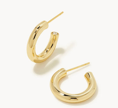 Colette Huggie Earrings in Gold