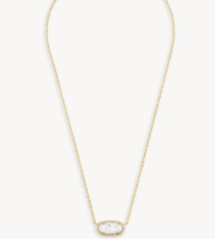 Elisa Gold Pendant Necklace