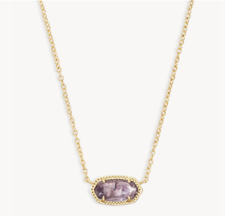 Elisa Gold Pendant Necklace